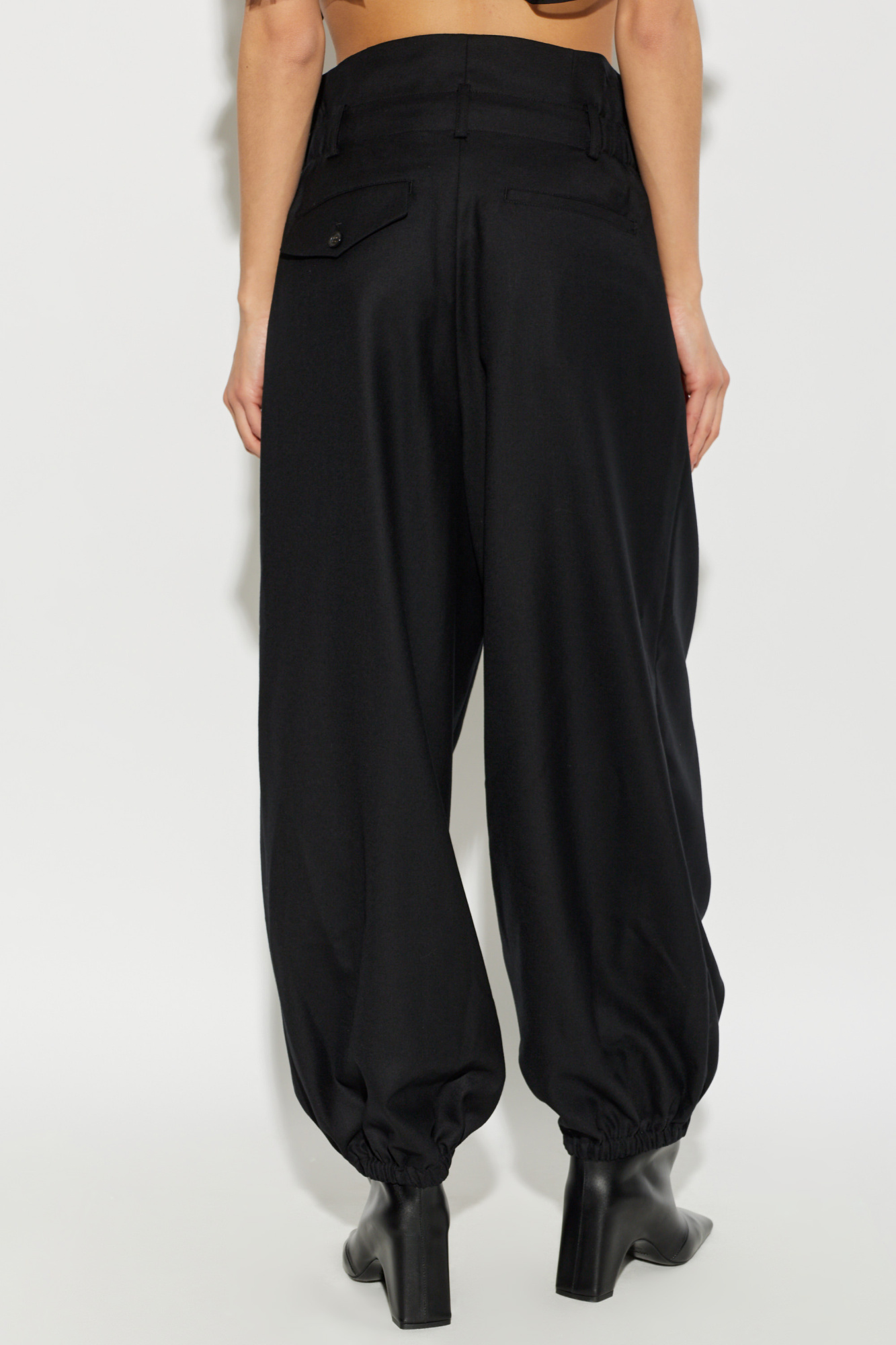 Comme des Garçons Noir Kei Ninomiya Pants with cuffs at the legs